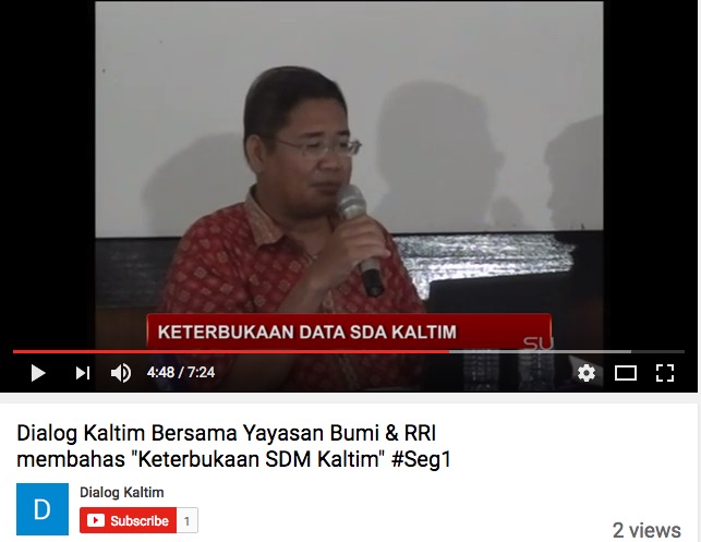 Dialog Kaltim TV - M3Machine #01 - Keterbukaan Informasi Sumber Daya Alam Kalimantan Timur